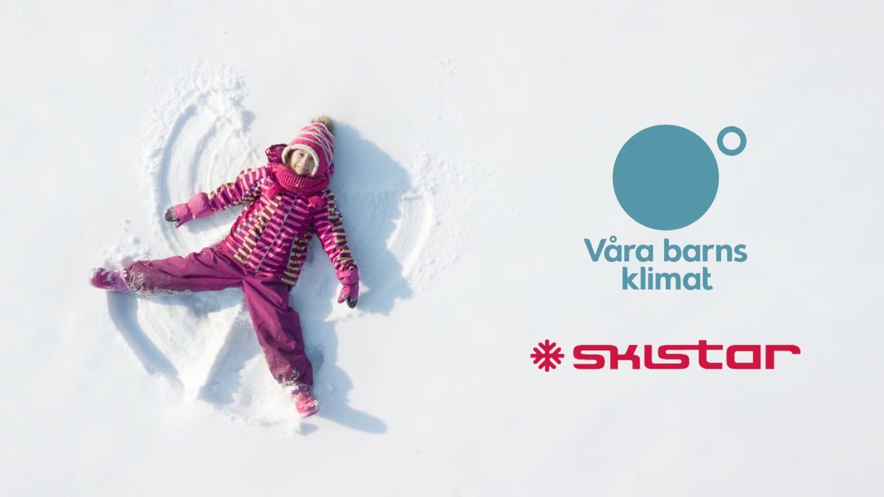 Våra barns klimat inleder samarbete med SkiStar
