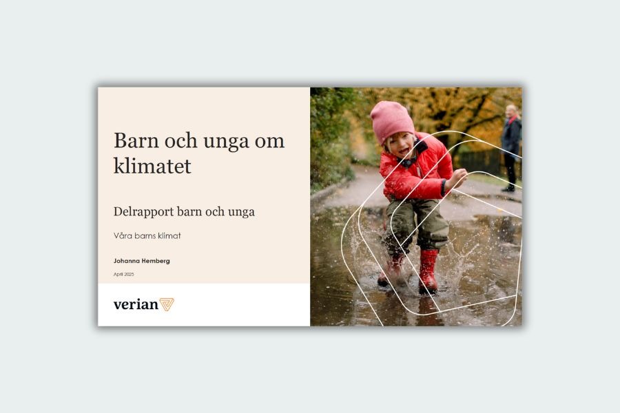 Barn och unga om klimatet 2025 – delrapport barn och unga