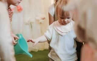 Barn på öppna förskolan