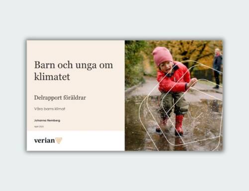 Barn och unga om klimatet 2025 – delrapport föräldrar